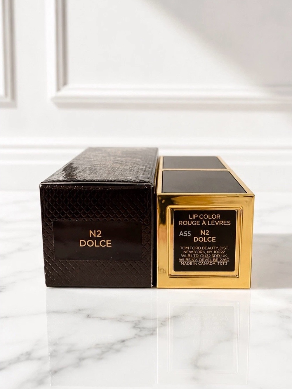 Tom Ford Lip Color Lipstick Lip Color # N2 Dolce 3g/0.1oz NIB - Picture 2 of 5